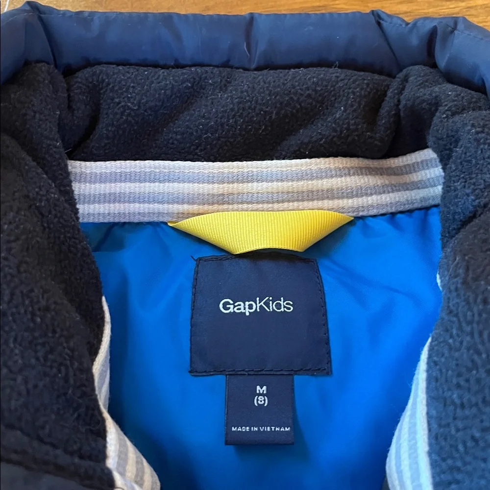 Gap Kids Navy Puffer Vest Sz M (8)